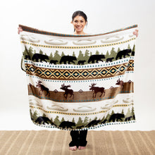 Load image into Gallery viewer, Hidden Lake Plush Sherpa Throw