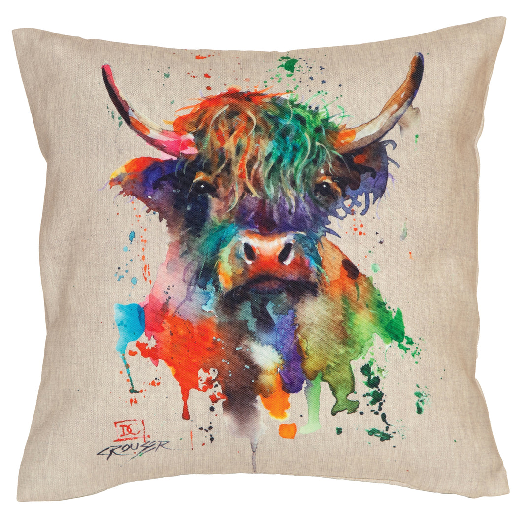 Highland Cow Outdoor Pillow