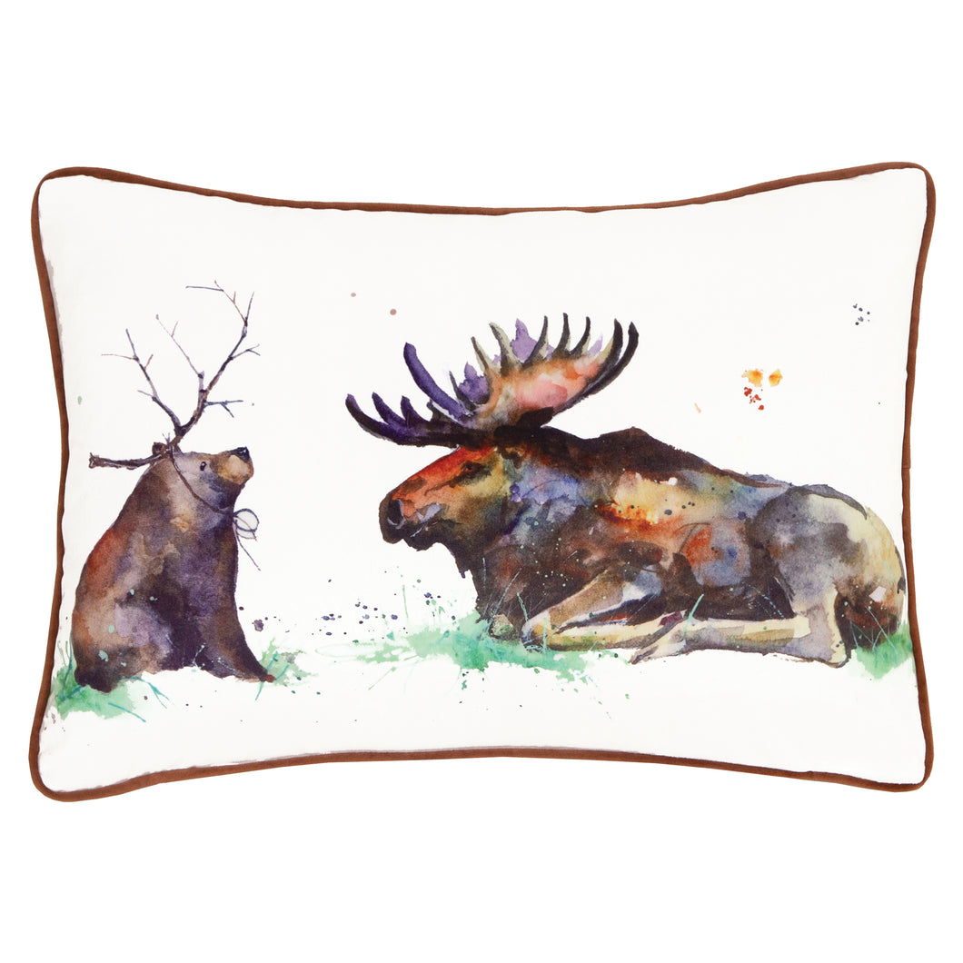 Dean Crouser If a Bear Had Antlers Pillow