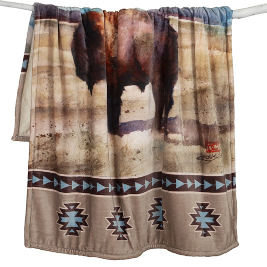 Dean Crouser Renegade Plush Sherpa Throw Blanket