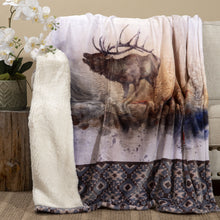 Load image into Gallery viewer, Dean Crouser Morning Call Plush Sherpa Throw Blanket