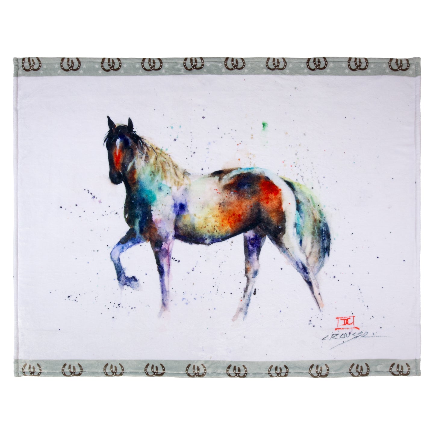 Dean Crouser Steppin' Out Sherpa Throw Blanket