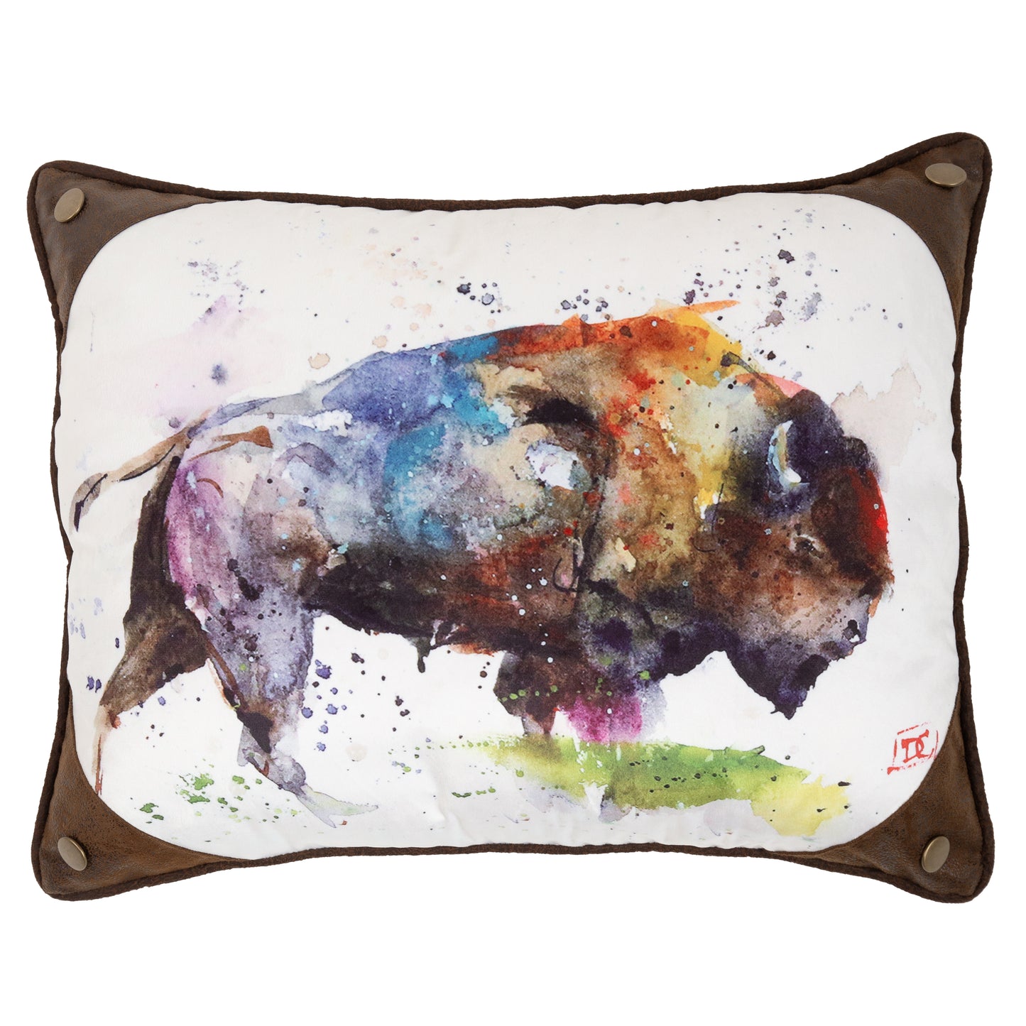 Dean Crouser Bison Pillow