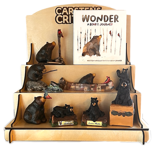Carstens Critters 3-Shelf Display