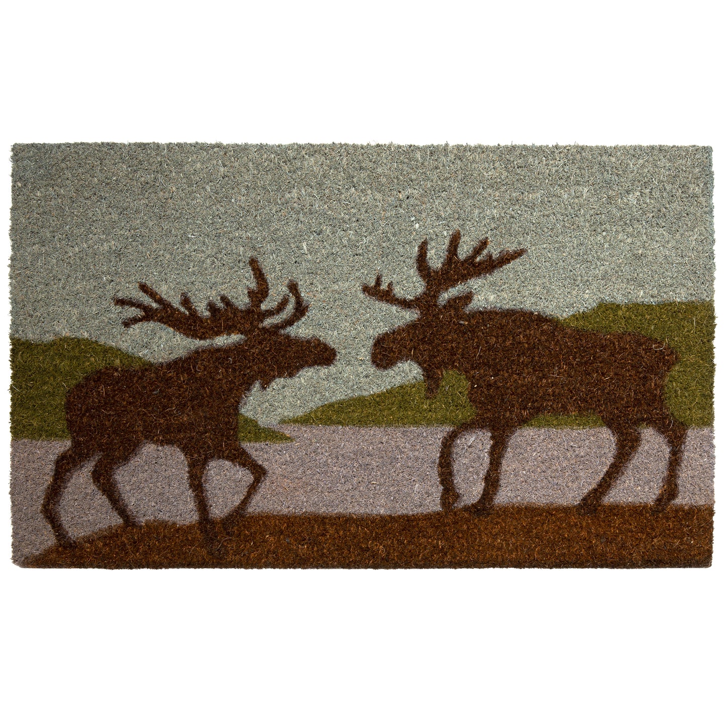 Moose Coir Door Mat