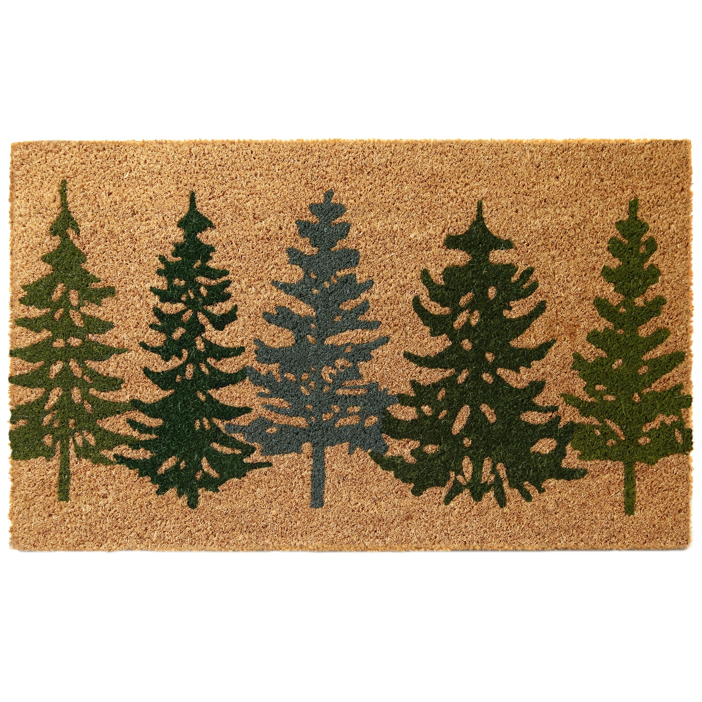 Pine Tree Coir Door Mat