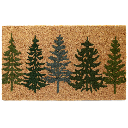 Pine Tree Coir Door Mat