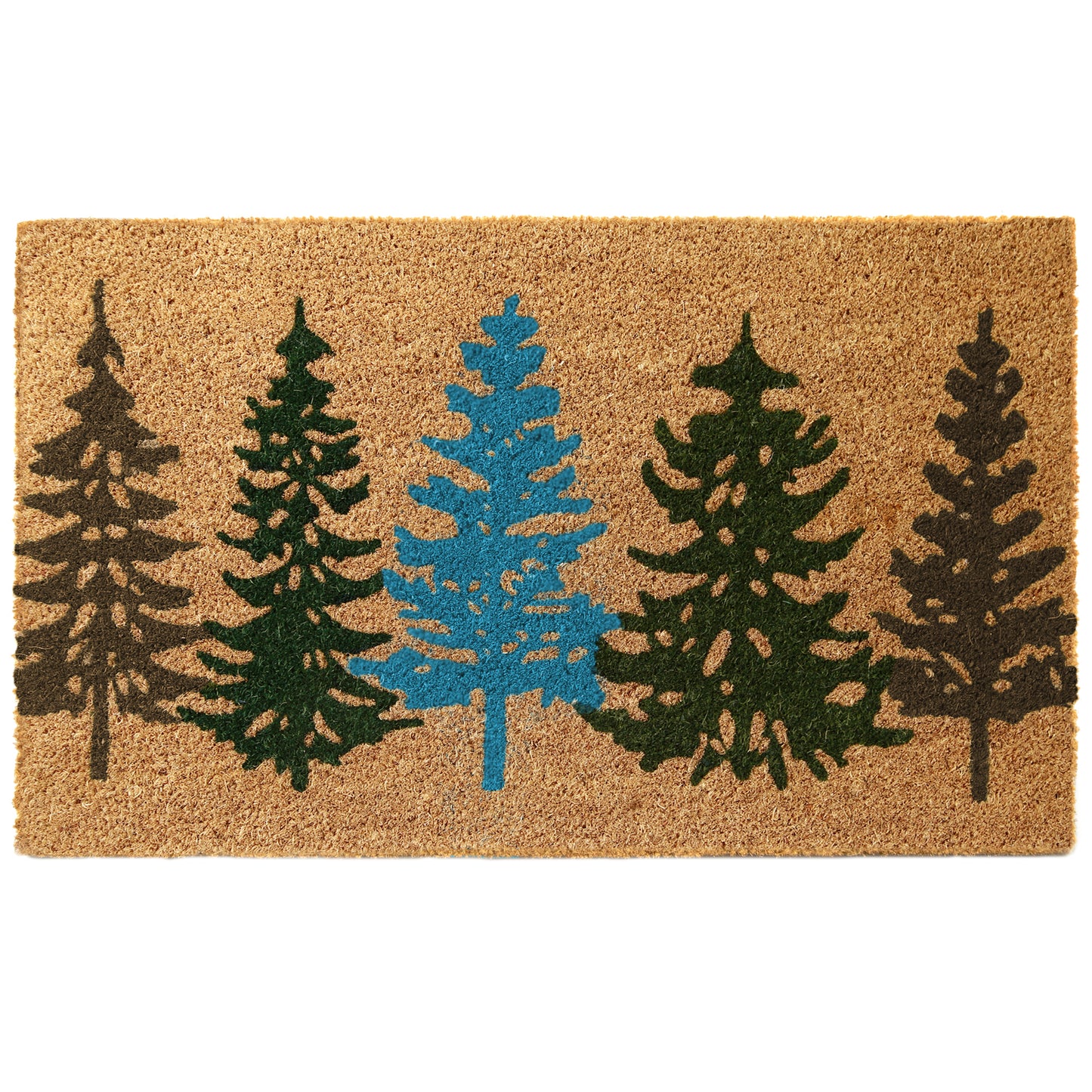Pine Tree Coir Door Mat