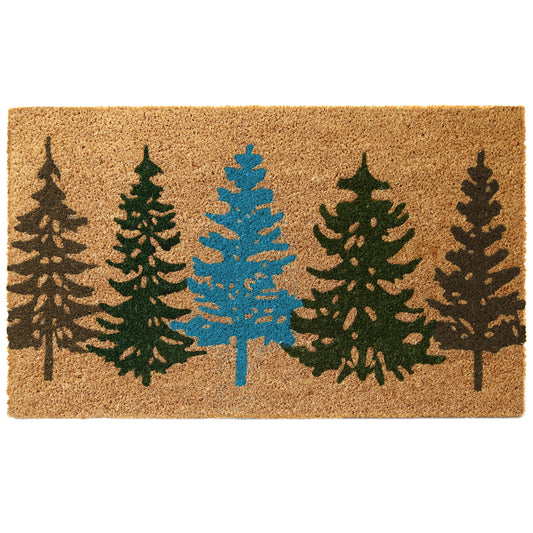 Pine Tree Coir Door Mat