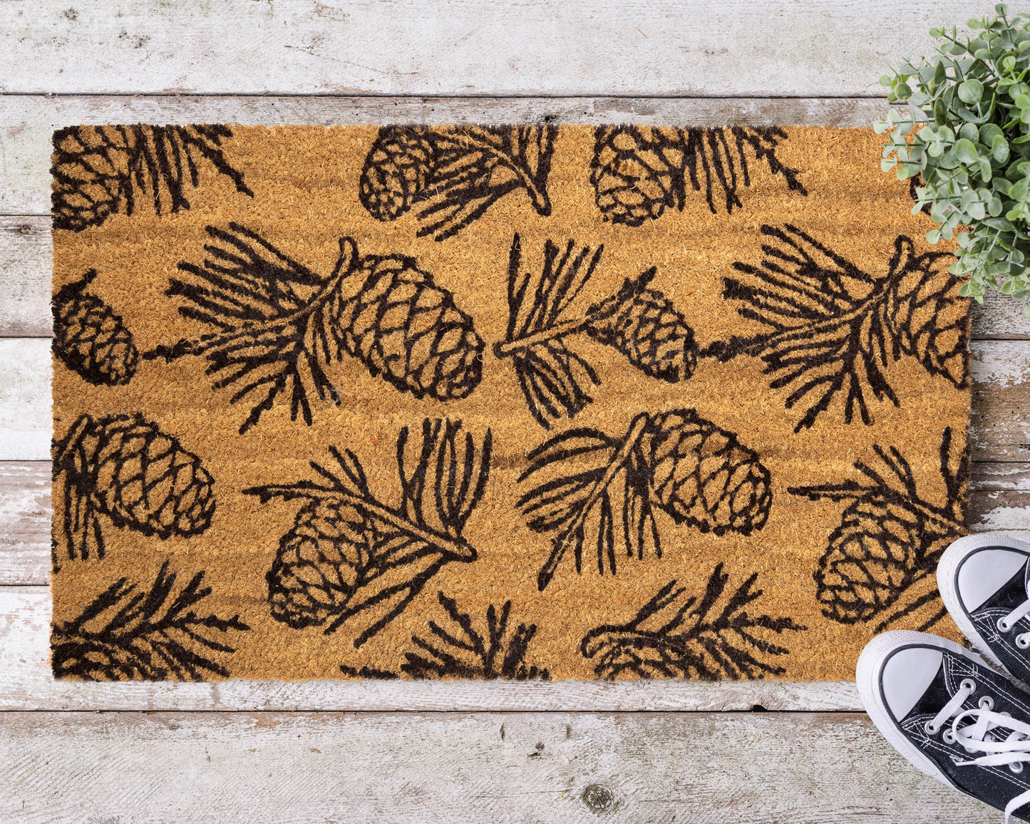 Pinecone Coir Door Mat