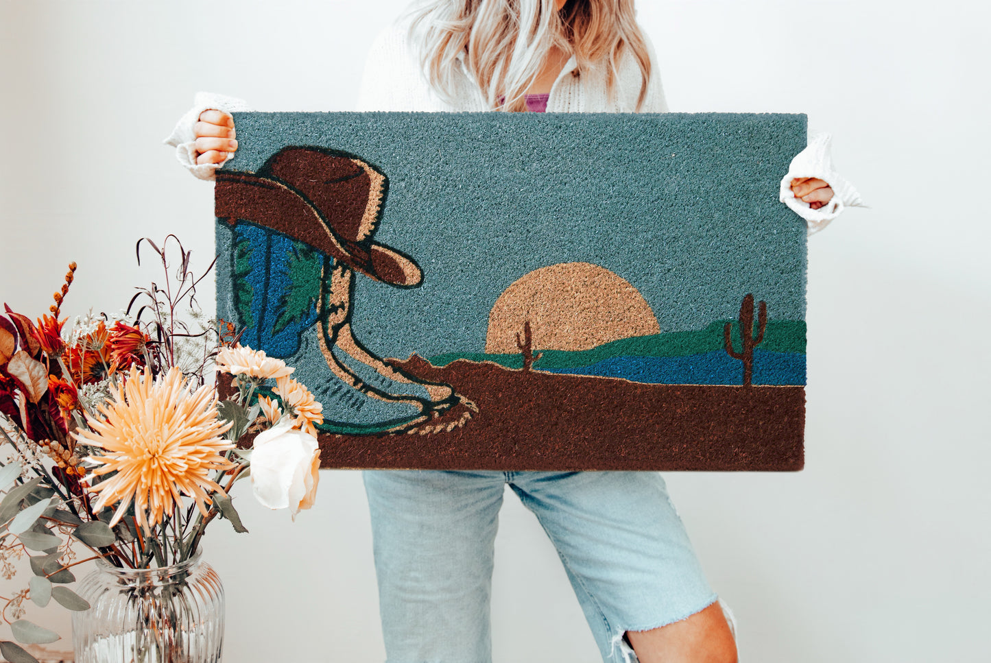 Boots Coir Door Mat