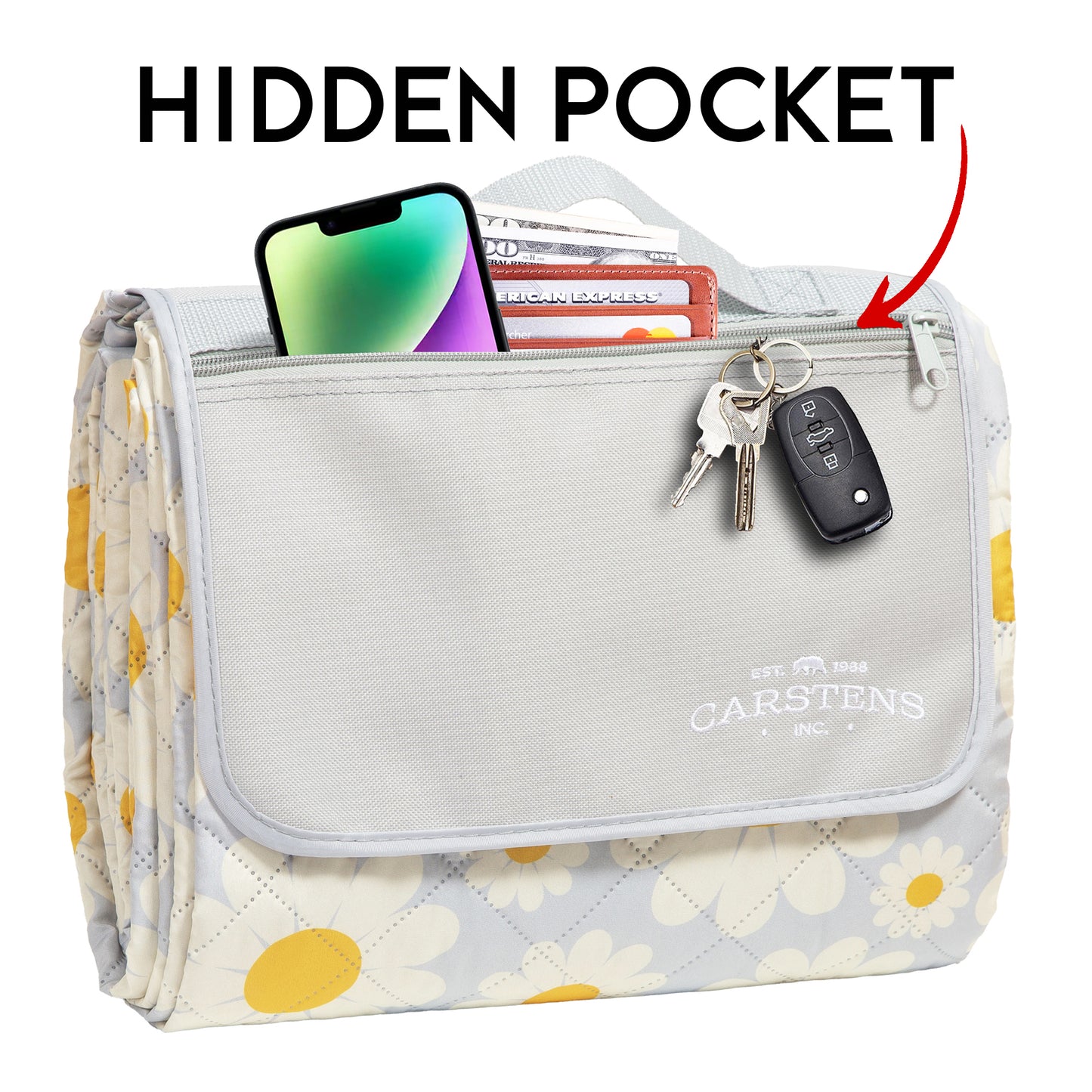 Daisy Day Printed Picnic Blanket