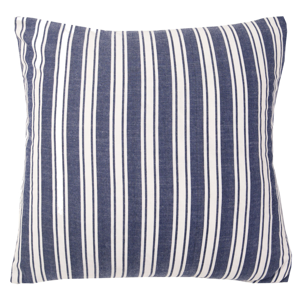 Dark Denim Stripe Pillow