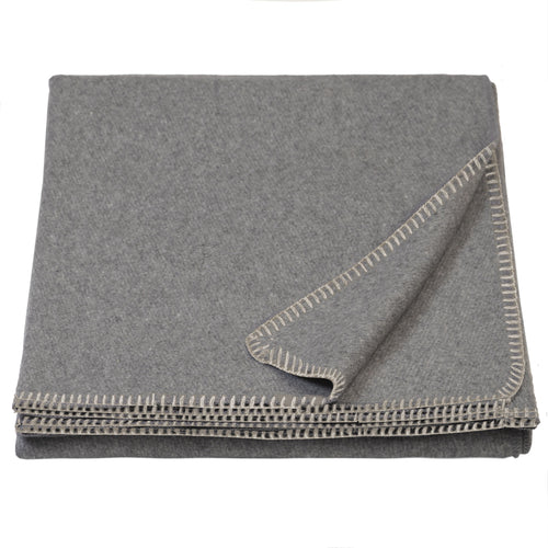 Light Grey Wool Blanket