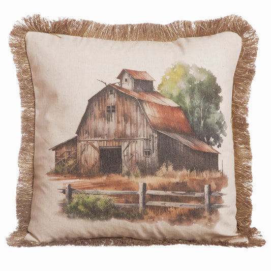 Rustic Barn Pillow