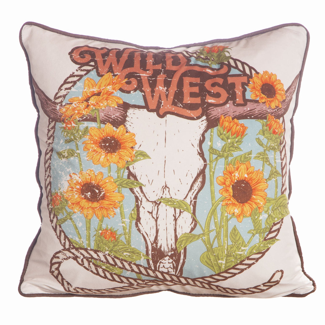 Wildflower West Pillow