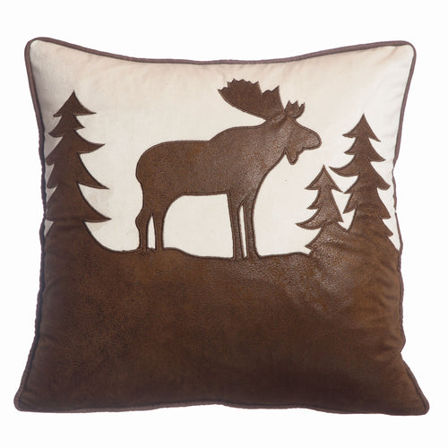 Misty Mountain Moose Pillow