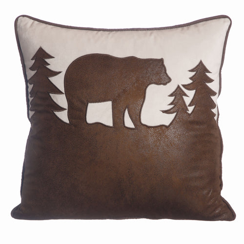 Forest Bear Wanderer Pillow