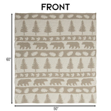 Load image into Gallery viewer, Forest Parade Stretchy Throw