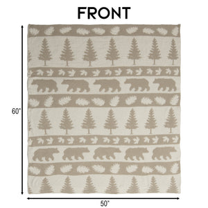 Forest Parade Stretchy Throw