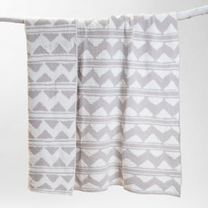 Mountain Grey Stretchy Throw