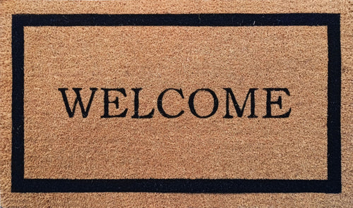 Welcome Square Coir Mat