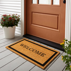 Welcome Square Coir Mat