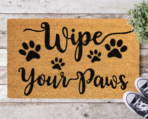 Wipe Your Paws Coir Mat