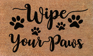 Wipe Your Paws Coir Mat