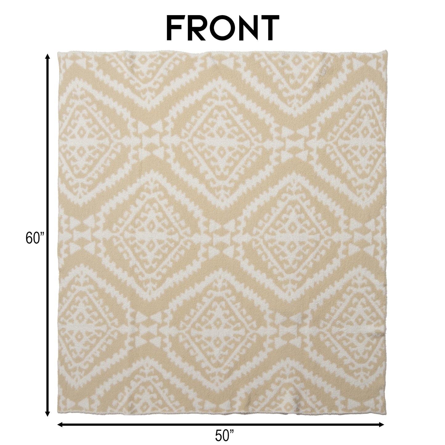 Moroccan Tan Stretchy Throw