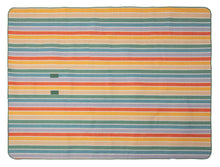 Load image into Gallery viewer, Day at the Beach Woven Stripe Picnic Blanket