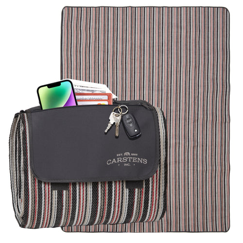 Saddle Stripe Woven Picnic Blanket