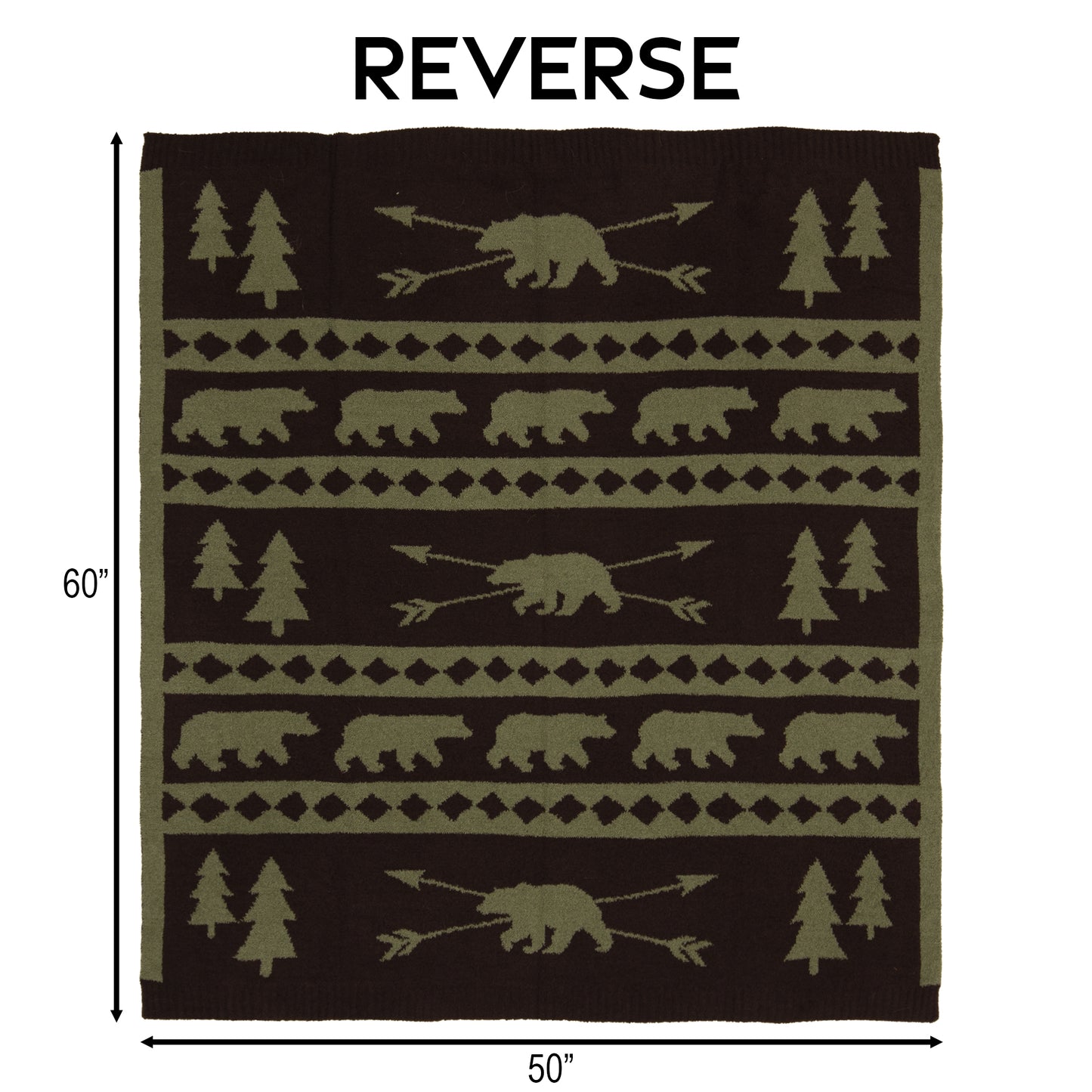 Mountain Pine Stretchy Throw Blanket