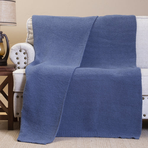 Indigo Skies Stretchy Throw Blanket