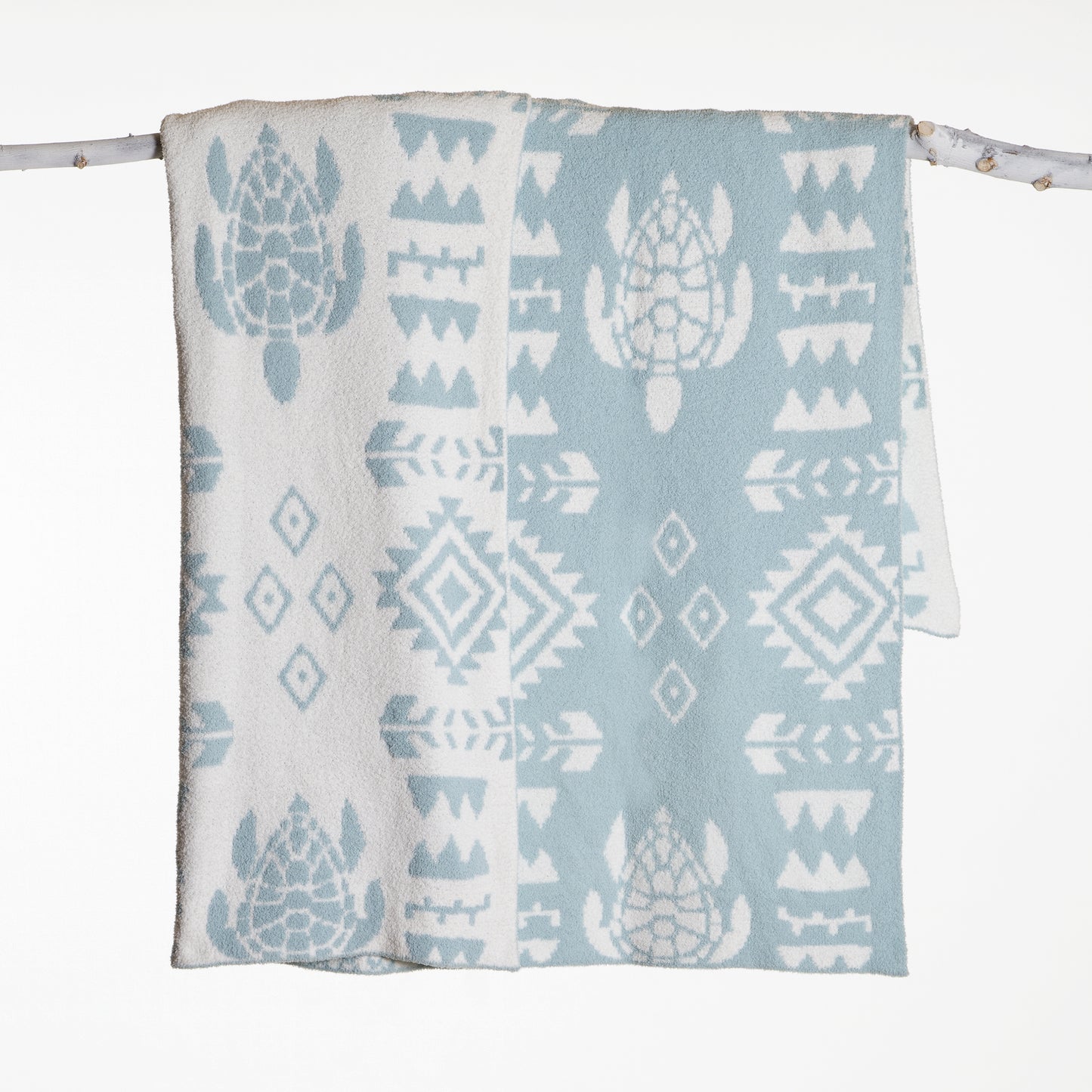 Seaglass Stretchy Throw Blanket