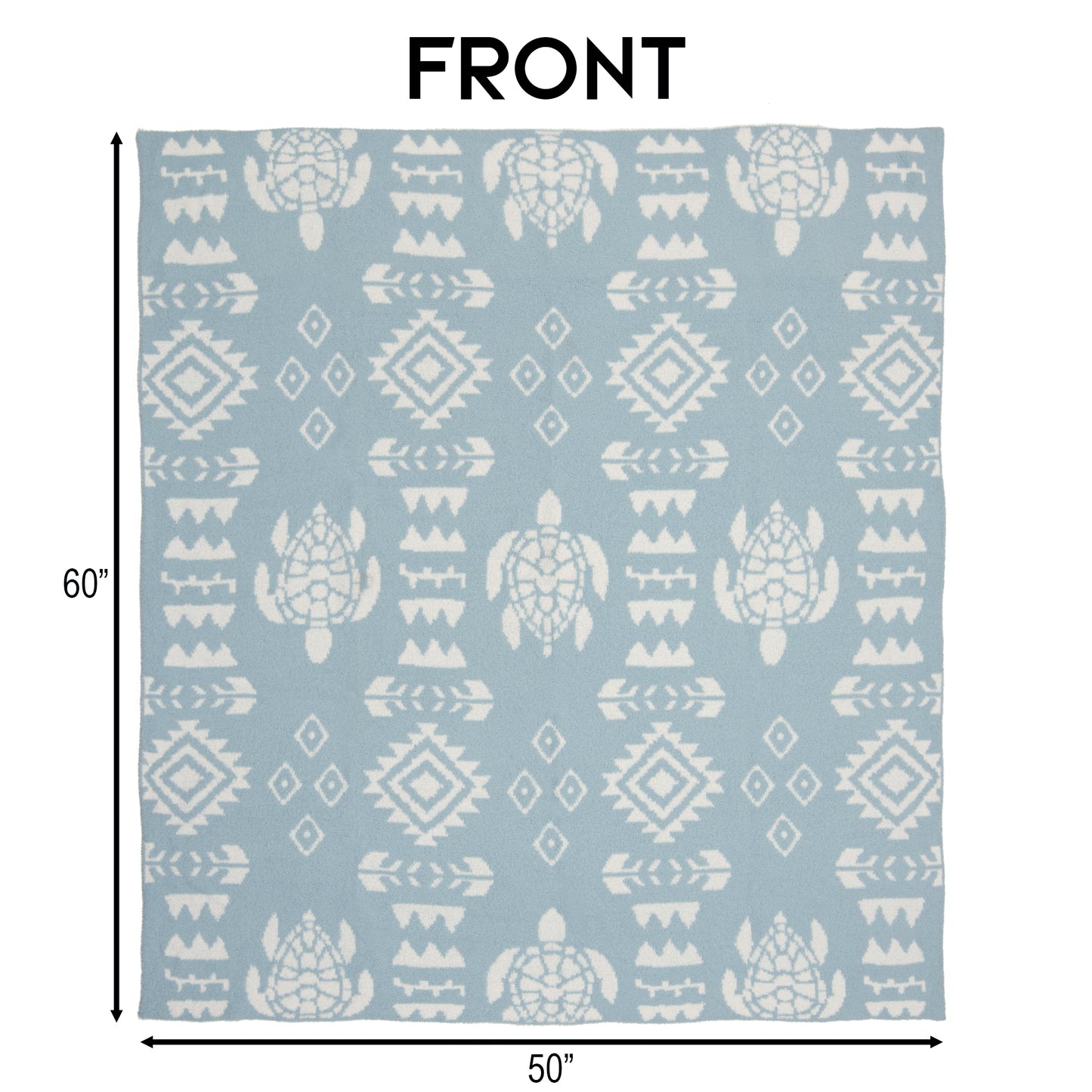 Seaglass Stretchy Throw Blanket