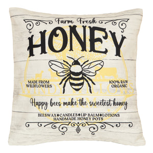 Farm Fresh Honey Outdoor Pillow