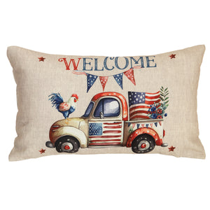 4th of July Outdoor Pillow