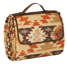 Load image into Gallery viewer, Aztec Printed Stripe Picnic Blanket