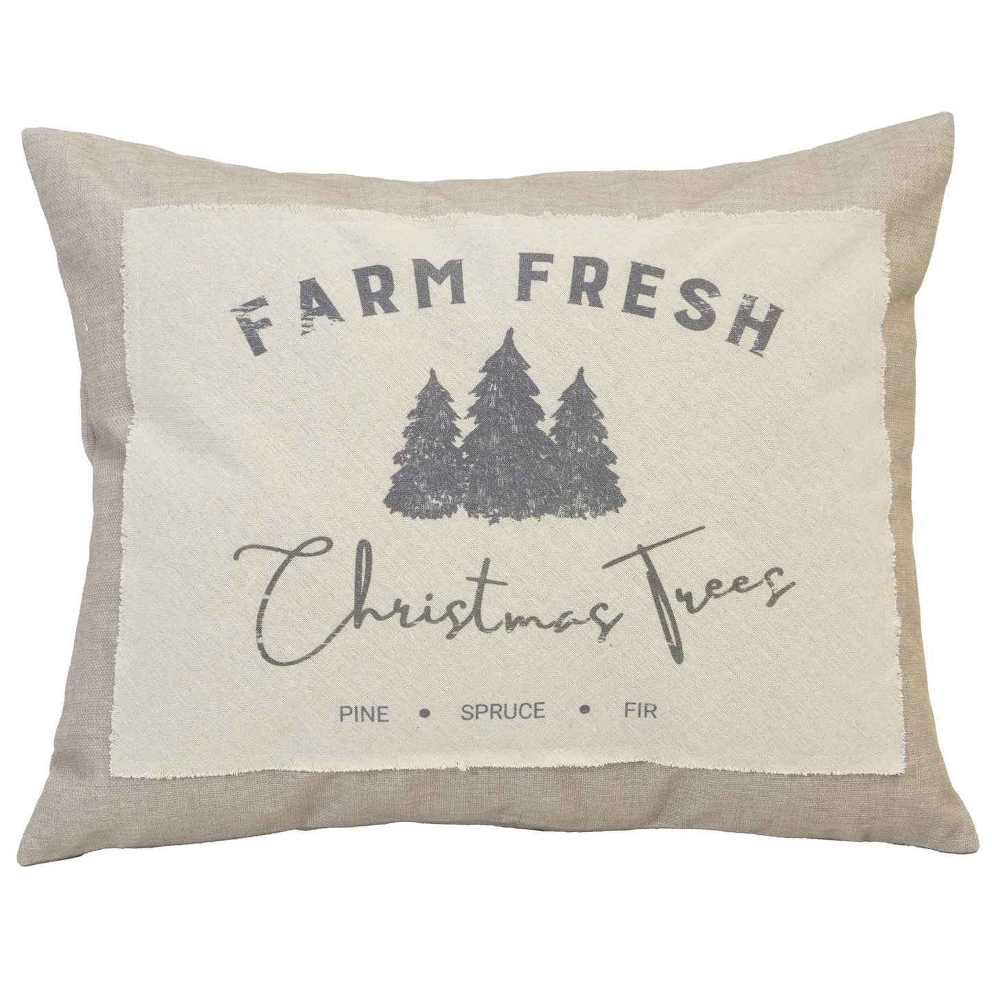 Farm Fresh Christmas Pillow