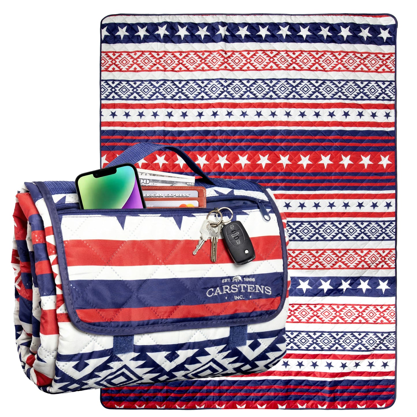 Pioneer Prairie Printed Picnic Blanket