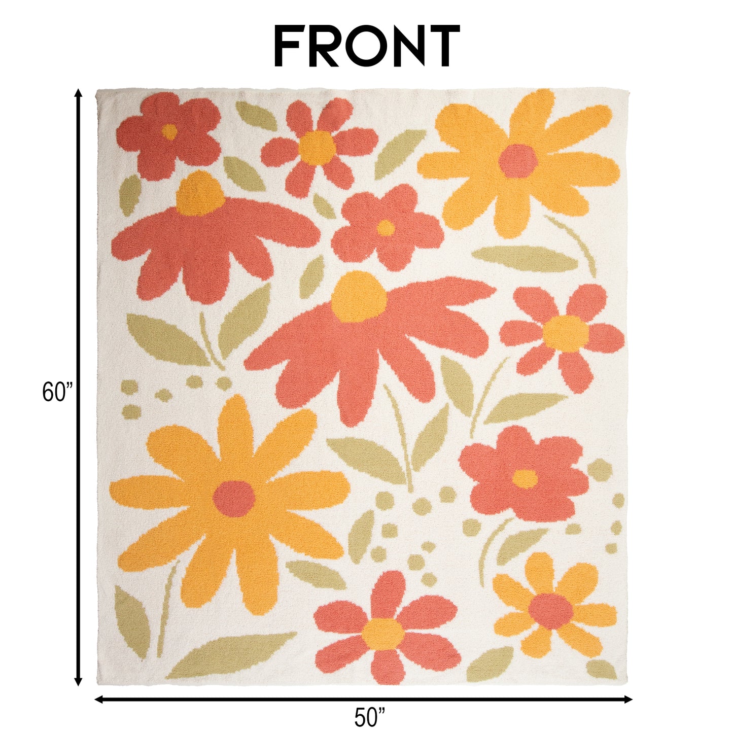 Petal Power Stretchy Throw Blanket
