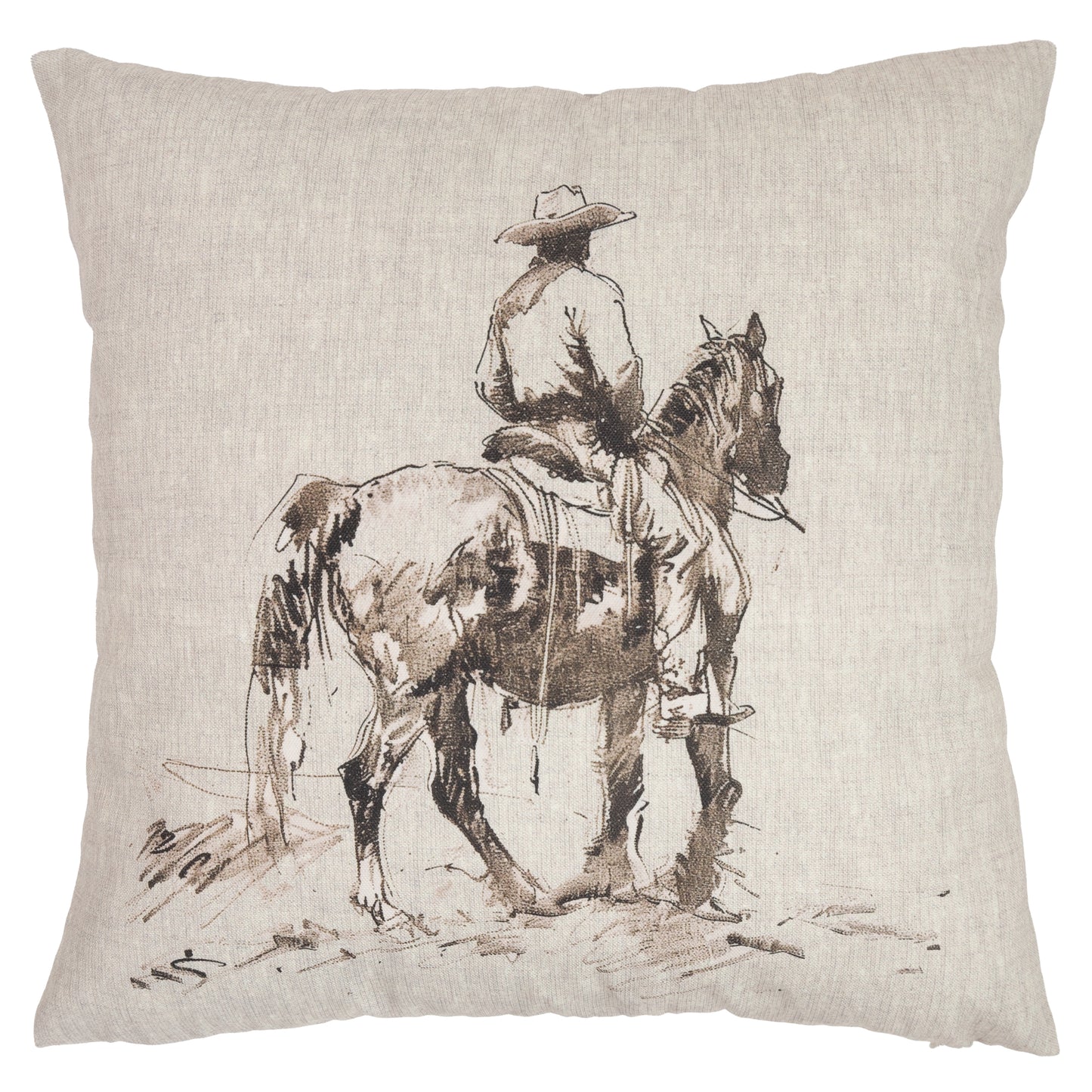 Working the Ranch Outdoor Pillow