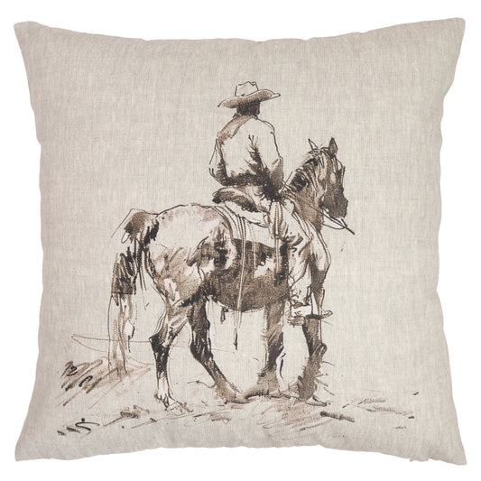 Working the Ranch Outdoor Pillow