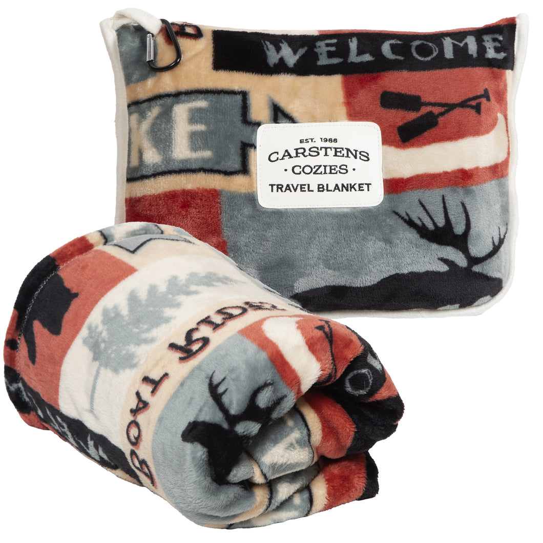 Lake House Travel Blanket