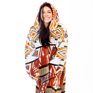 Arrowhead Earth Hooded Blanket