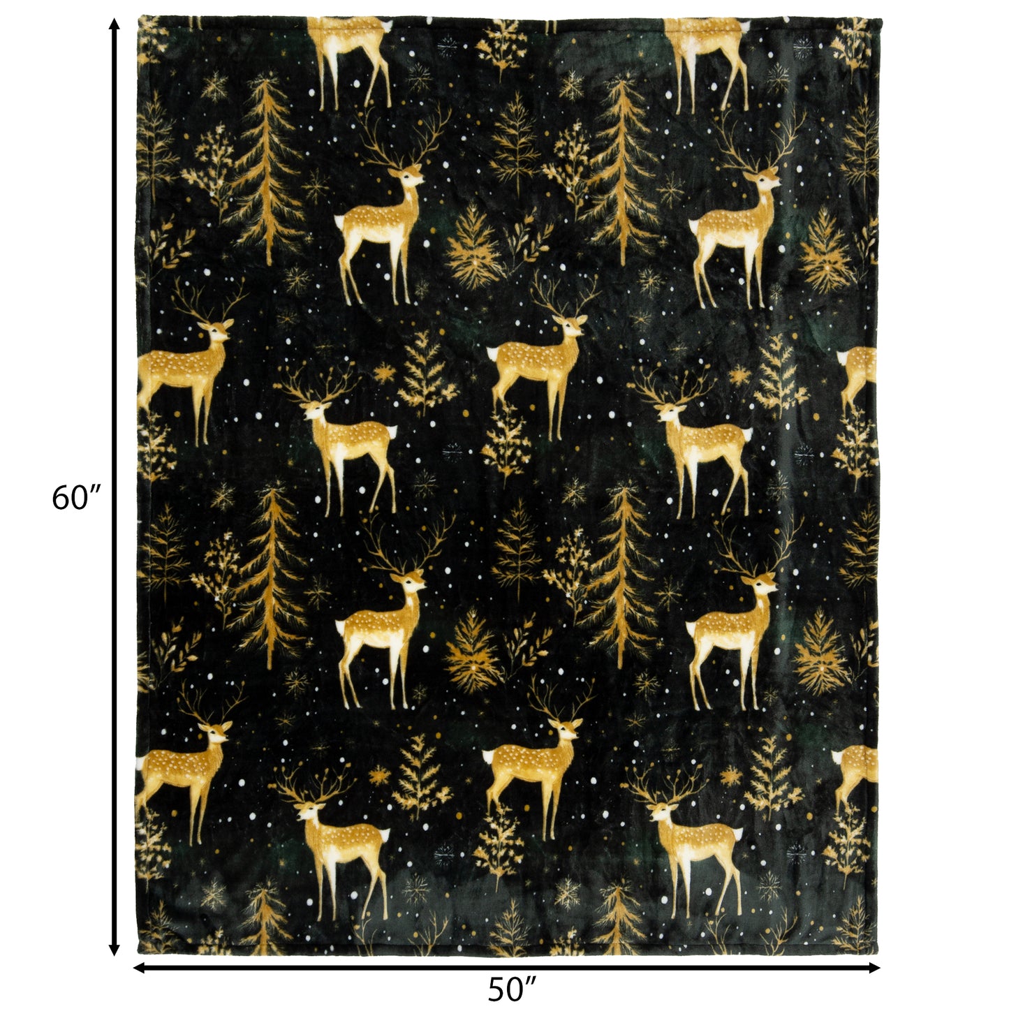 Green & Gold Travel Blanket