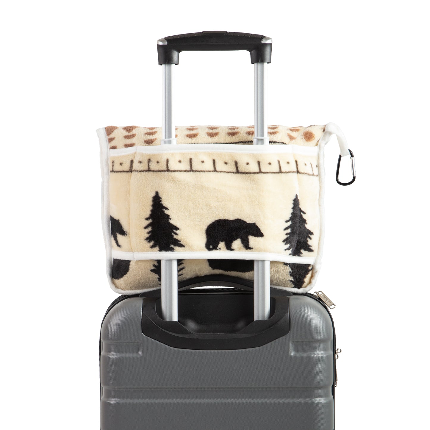 Scandinavian Bear Travel Blanket