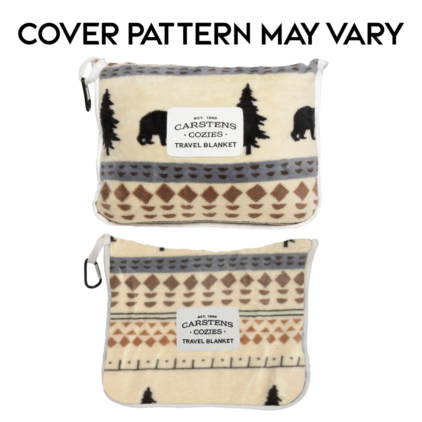 Scandinavian Bear Travel Blanket