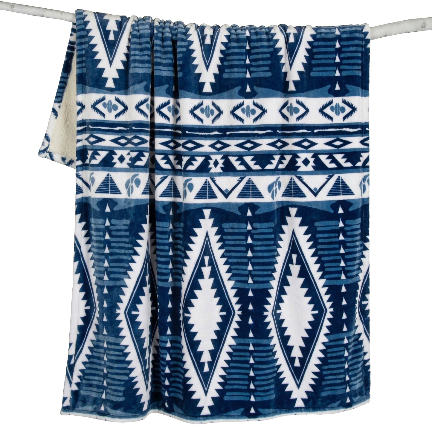 Blue Ridge Plush Sherpa Throw